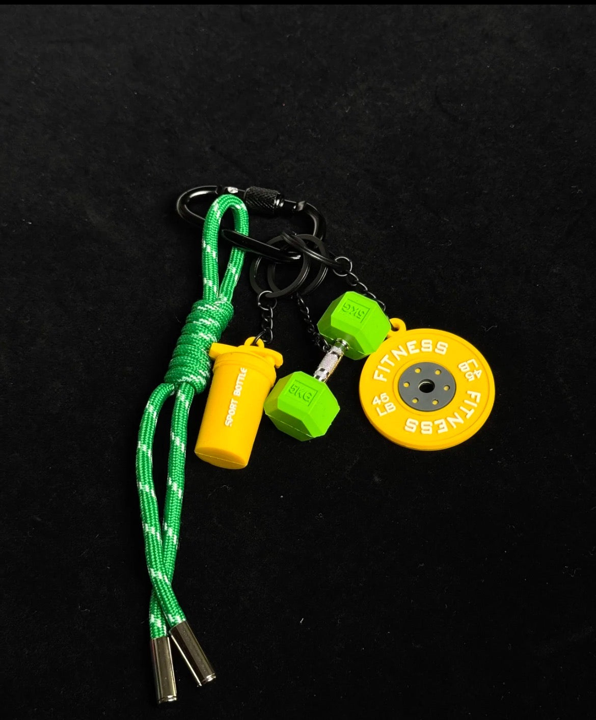 Colorful Dumbbell Bag Charm