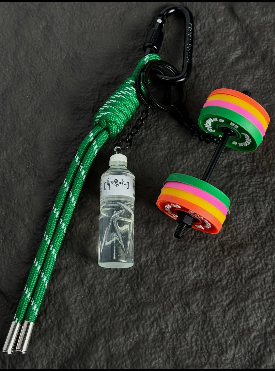 Barbell & Water Bottle Charm