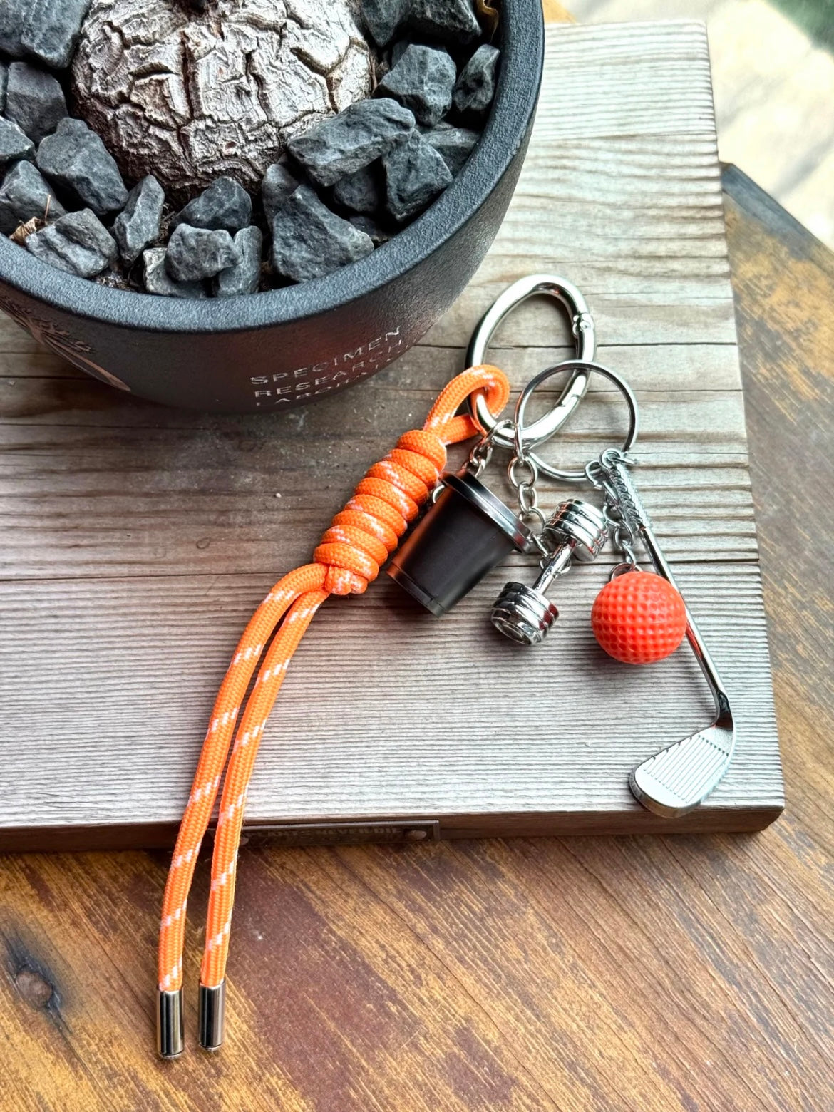 Golf Club Fitness Bag Charm