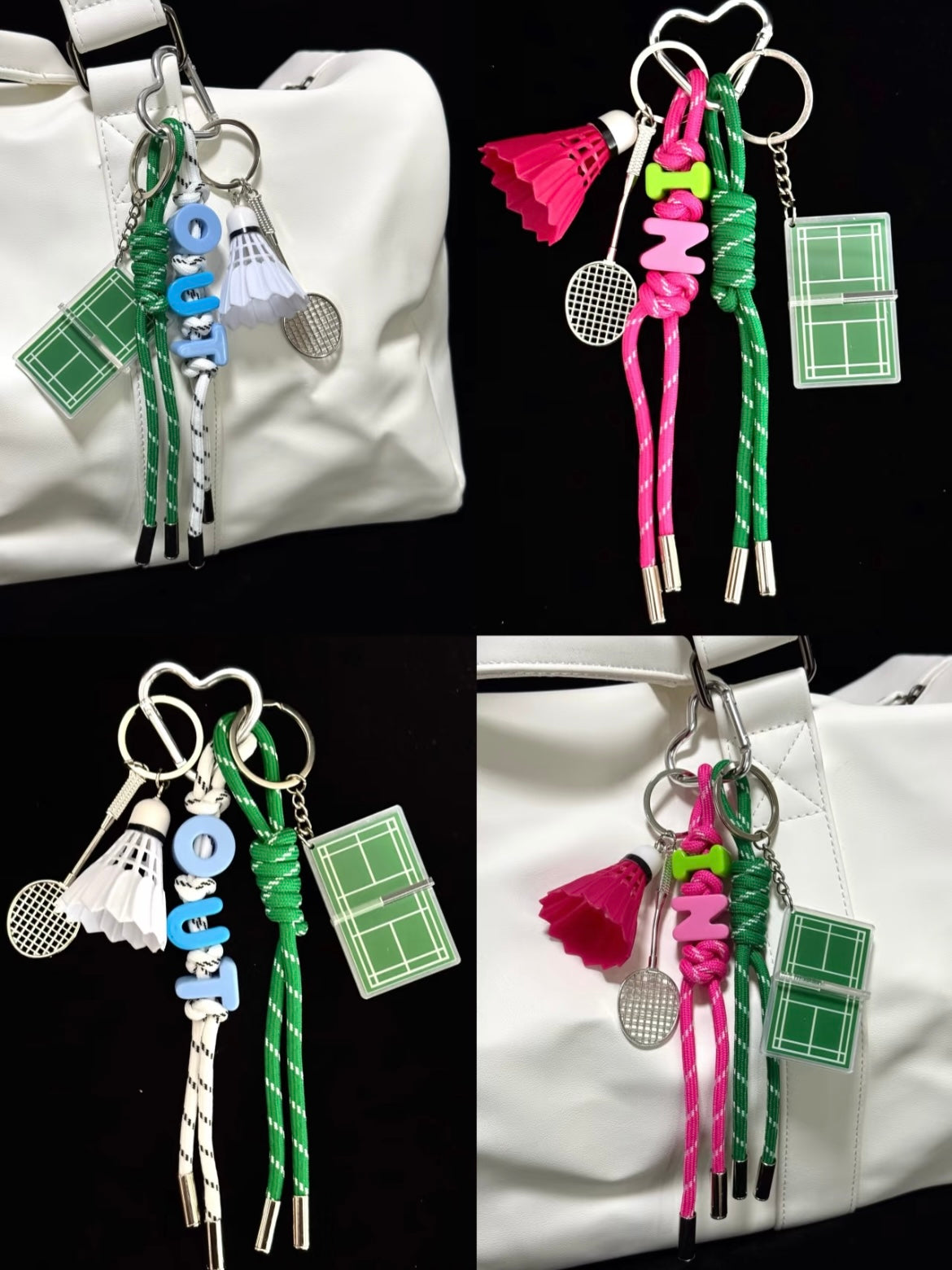 Tennis Court Bag Charm
