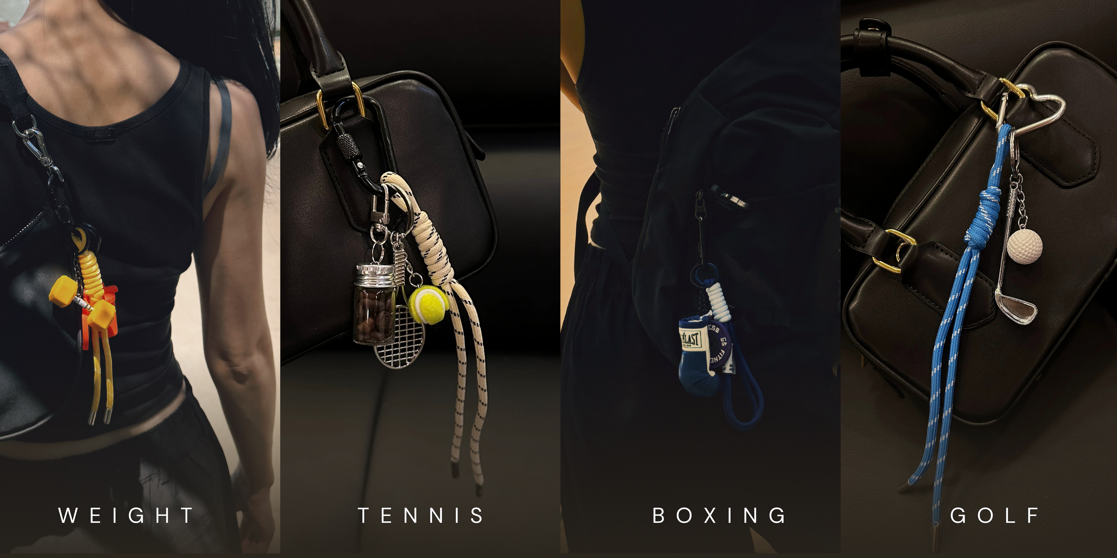 sport themed bag chars
