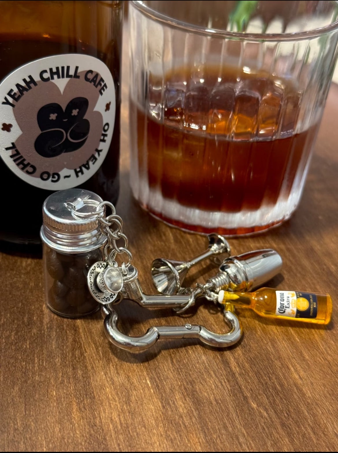 Coffee & Cocktail Charm with Wine