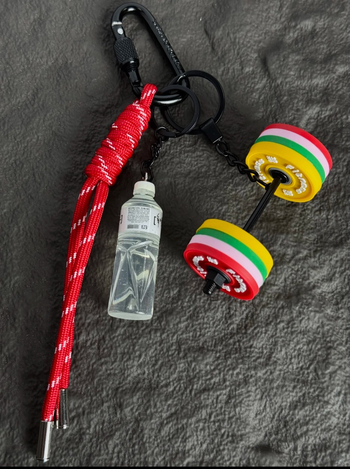 Barbell & Water Bottle Charm