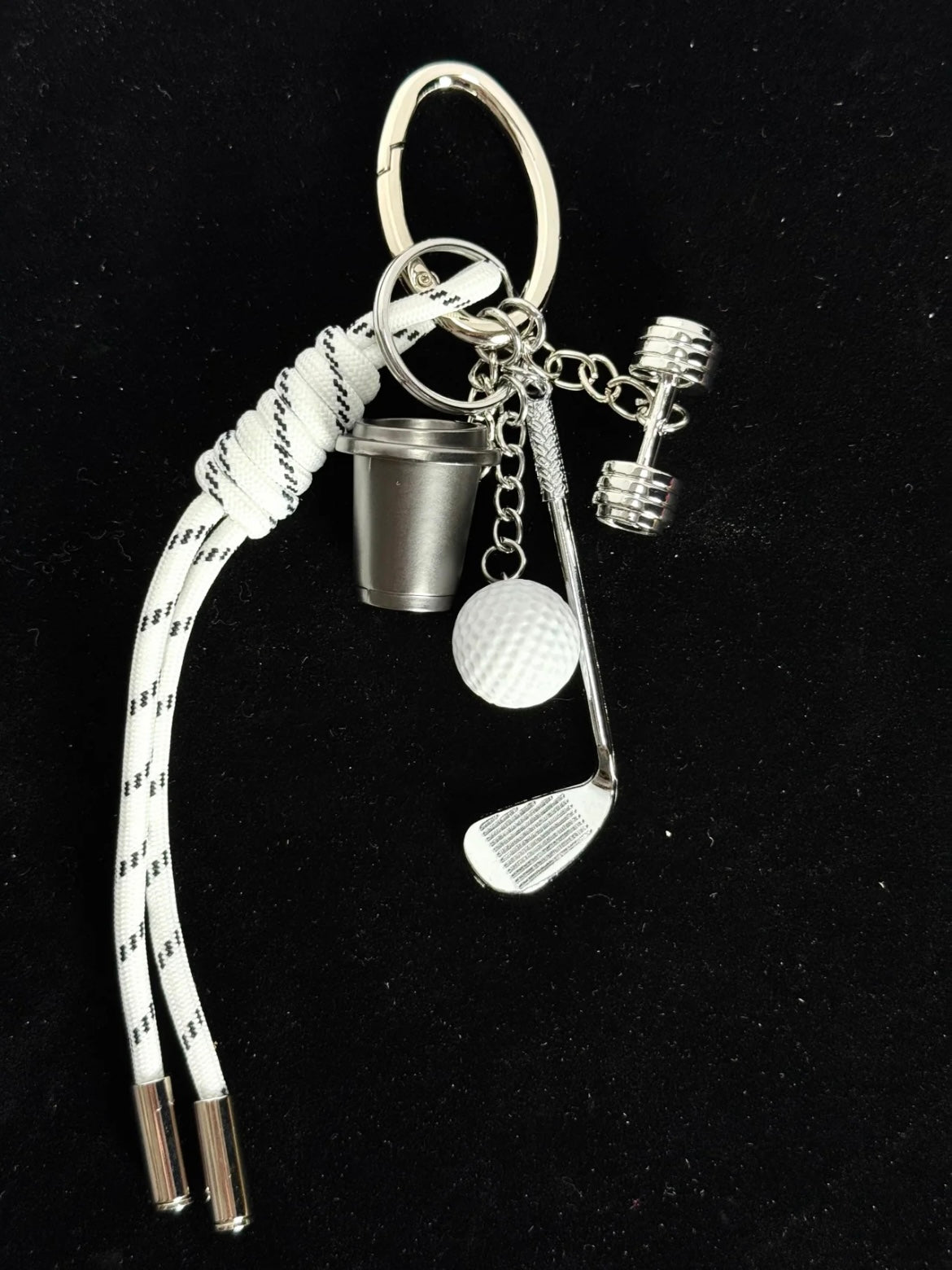 Golf Club Fitness Bag Charm