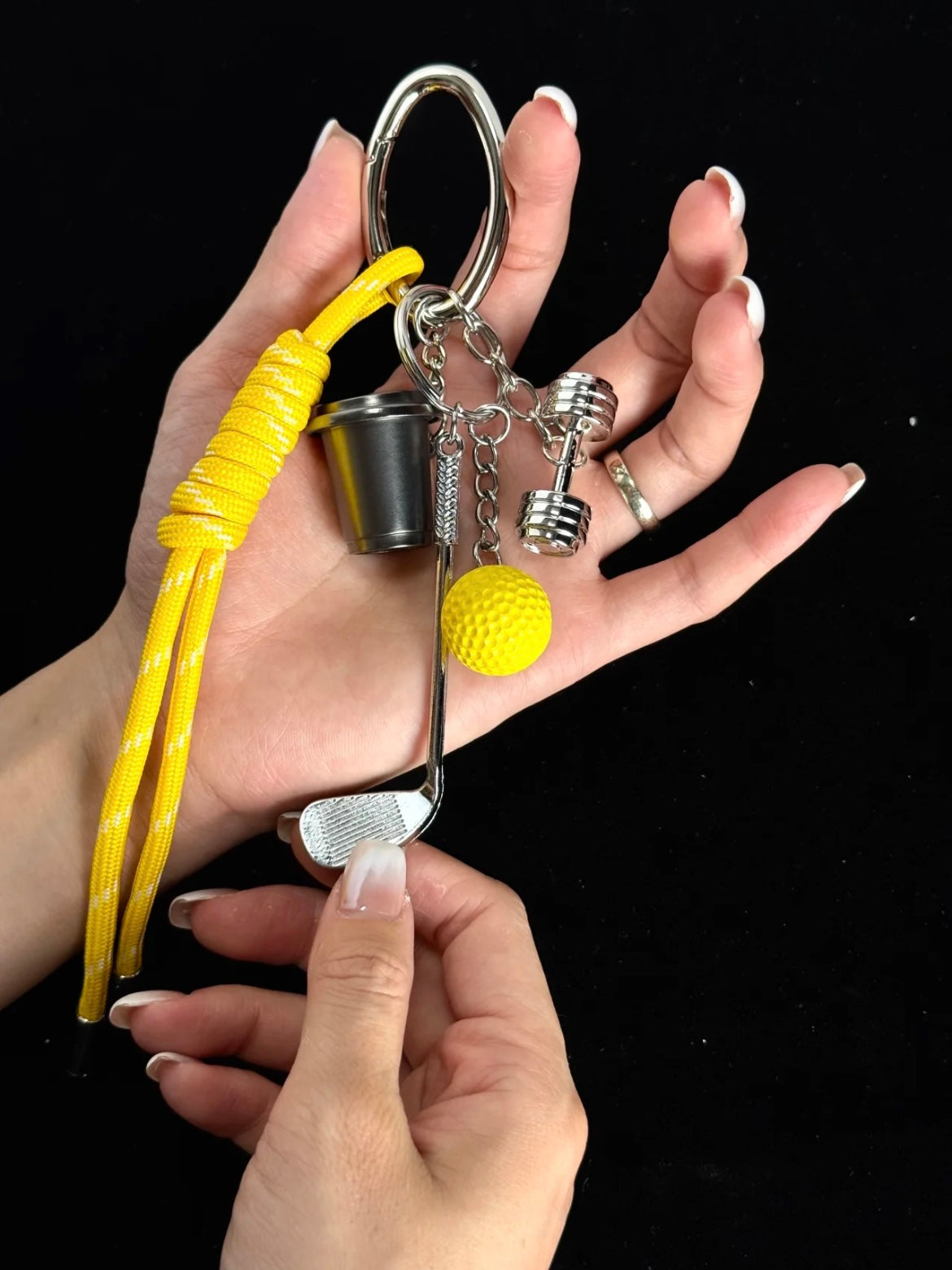 Golf Club Fitness Bag Charm