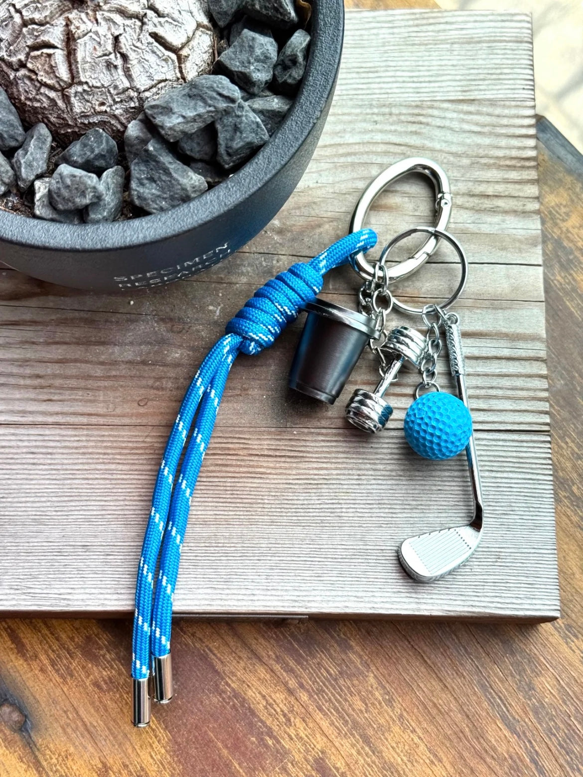 Golf Club Fitness Bag Charm