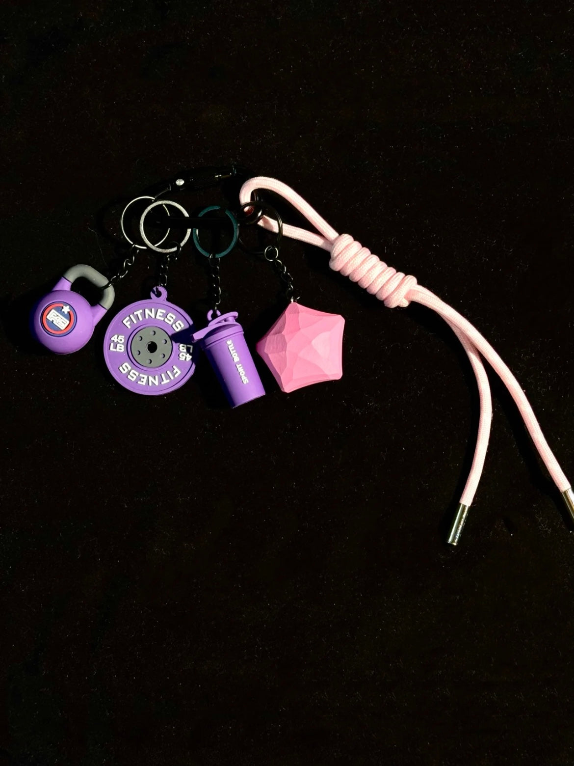 Lucky Star Fitness Bag Charm