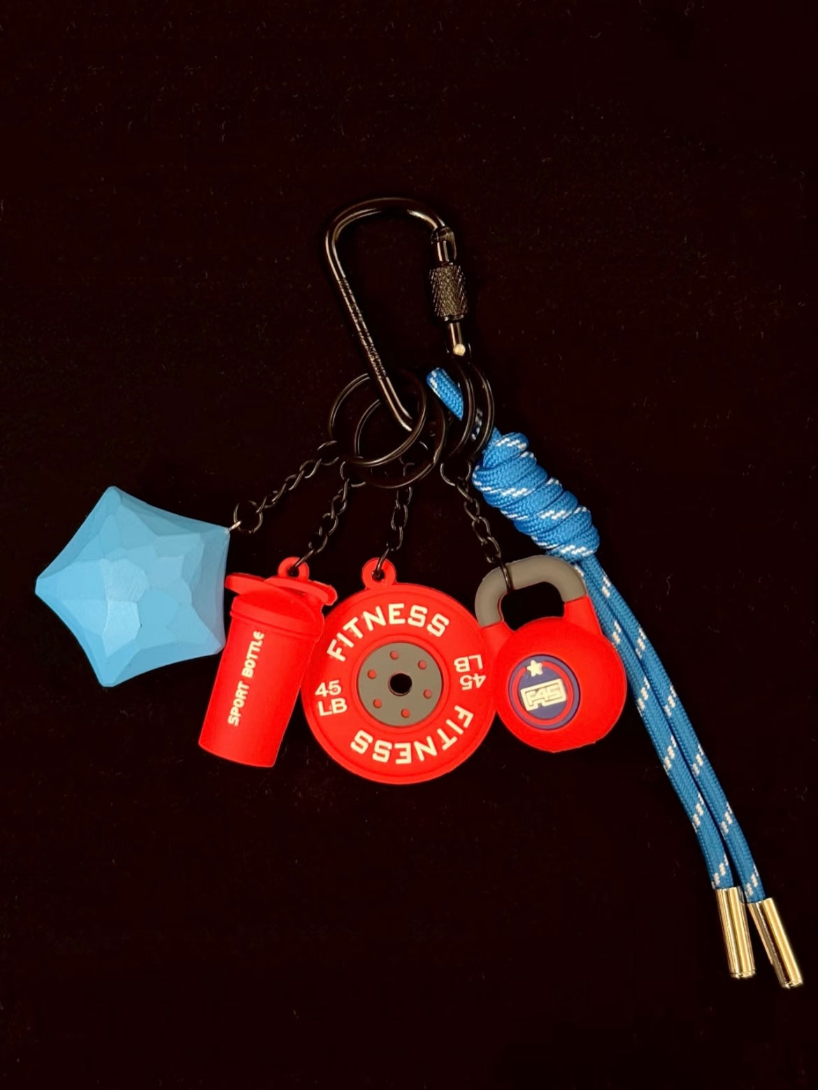 Lucky Star Fitness Bag Charm